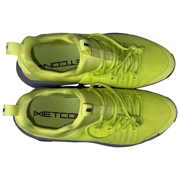 Nike Men Size 12.5 Free Metcon 6 Light Lemon Twist FJ7127-700 New Gym Shoe Green - Picture 6 of 9